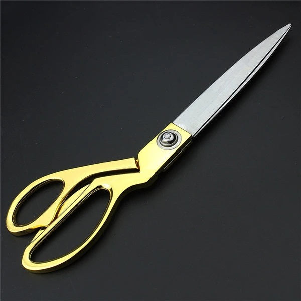 Stainless Steel Tailoring Scissor Sharp Cloth Cutting (9.5inch) (Golden)