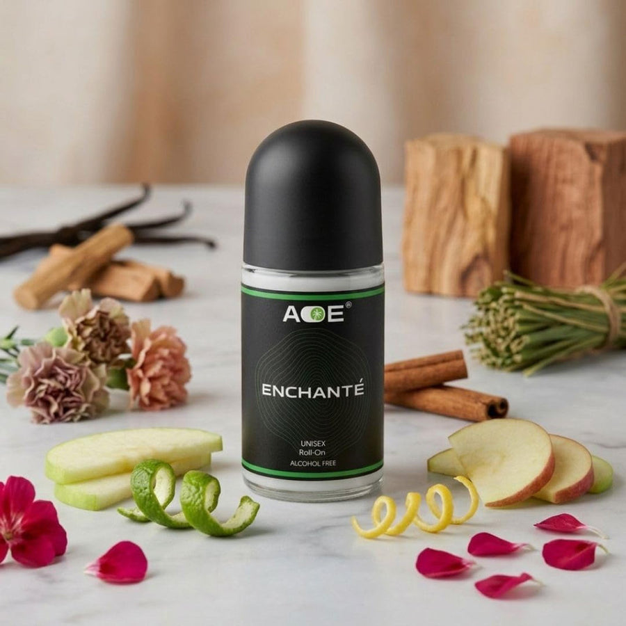 AOE Premium Long Lasting Unisex Roll-On Deodorant Body Fragrance (1 Pc, 50 ML / Green)