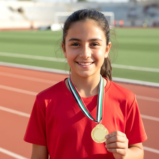 Gold medal ribbon award