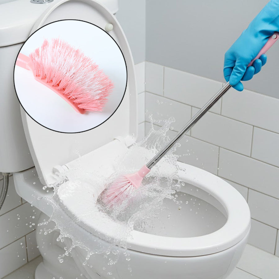 Long Handle Toilet Cleaning Brush (1 Pc)
