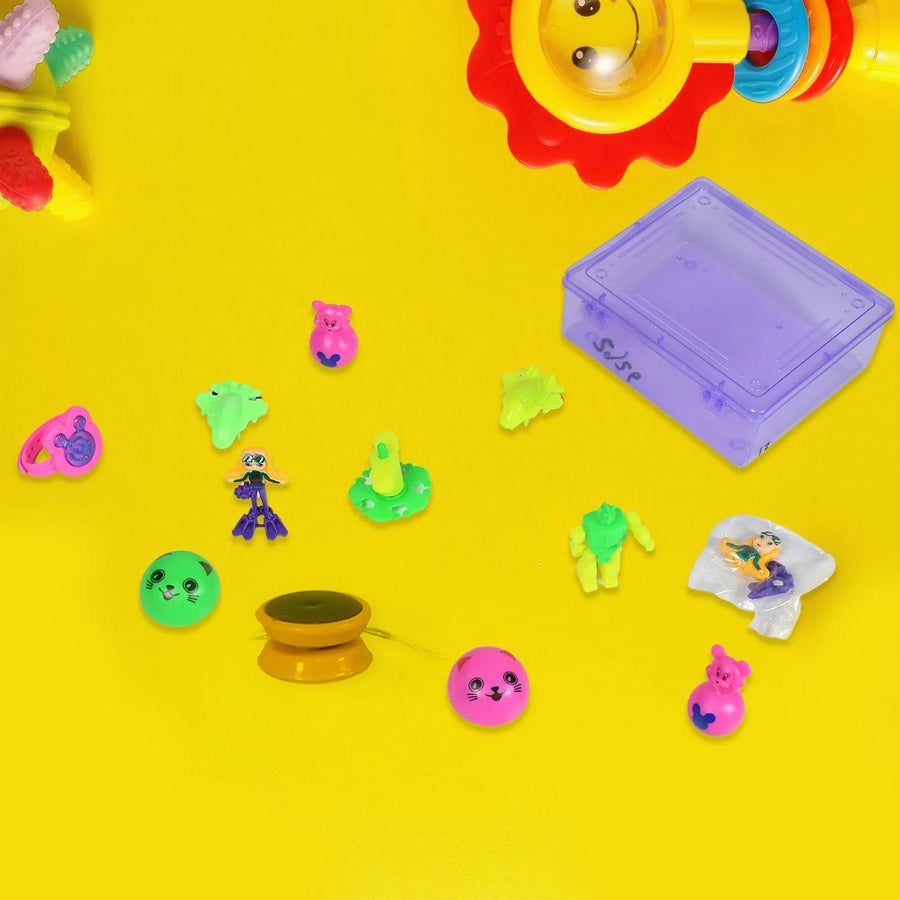 20pc Mix All New Toy Plastic Commander Container , Mix All Types Playing Toy For Kids
