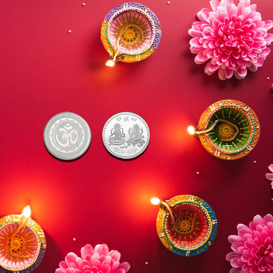 Goddess Lakshmi Pooja Coin – Blessings & Prosperity Gift