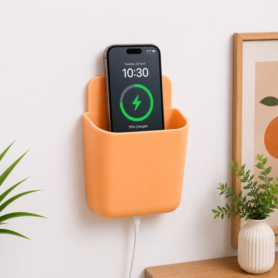 Multi Purpose Wall Mounted Plastic Storage Pocket (1 Pc)