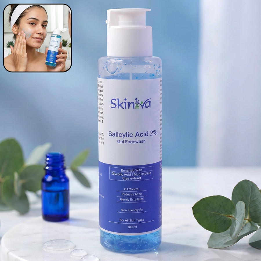 Advanced 2% Salicylic Acid Gel Facewash for Acne & Oily Skin